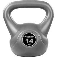 Kettlebell - MOVIT Kettlebell Hantle szare - 14 kg - miniaturka - grafika 1