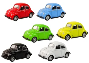 Resorak Z Napędem Frykcyjnym Auto Osobowe Garbus 6 Kolorów - Samochody i pojazdy dla dzieci - miniaturka - grafika 2