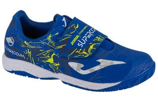 Joma Super Copa Jr 2404 IN SCJW2404INV, dla chłopca, buty halowe - halówki, Niebieski - Piłka nożna - miniaturka - grafika 1