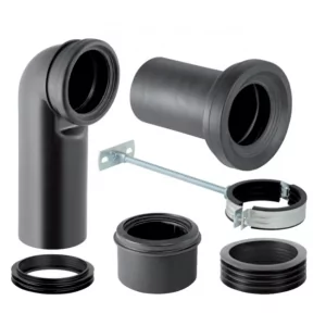 Geberit 131.082.16.1 Kolano odp$1111ywowe 90st - Akcesoria do armatury i ceramiki - miniaturka - grafika 1