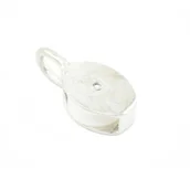 Haki, szakle i karabinki - Bloczek do lin pojedynczy 40 mm ANDPOL - miniaturka - grafika 1