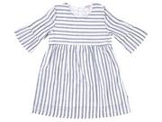 Sukienki - Jacky Letnia sukienka dla dziewcząt, dla niemowląt i małych dzieci, styl letni, niebieska, 3919550, niebieski (dżinsowy błękit/pierścień 3291), 74 cm - miniaturka - grafika 1