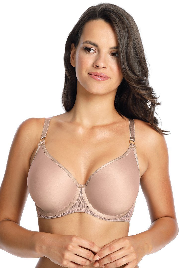 Gaia Biustonosz push up Biustonosz Usztywniany Model Moulded 1082 Mocca - Gaia - 95D