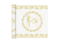 Dekoracje i nakrycia stołu na imprezę - Dekoracja bieżnik na stół Komunia Święta - 33 cm x 2 m - 1 szt. - miniaturka - grafika 1