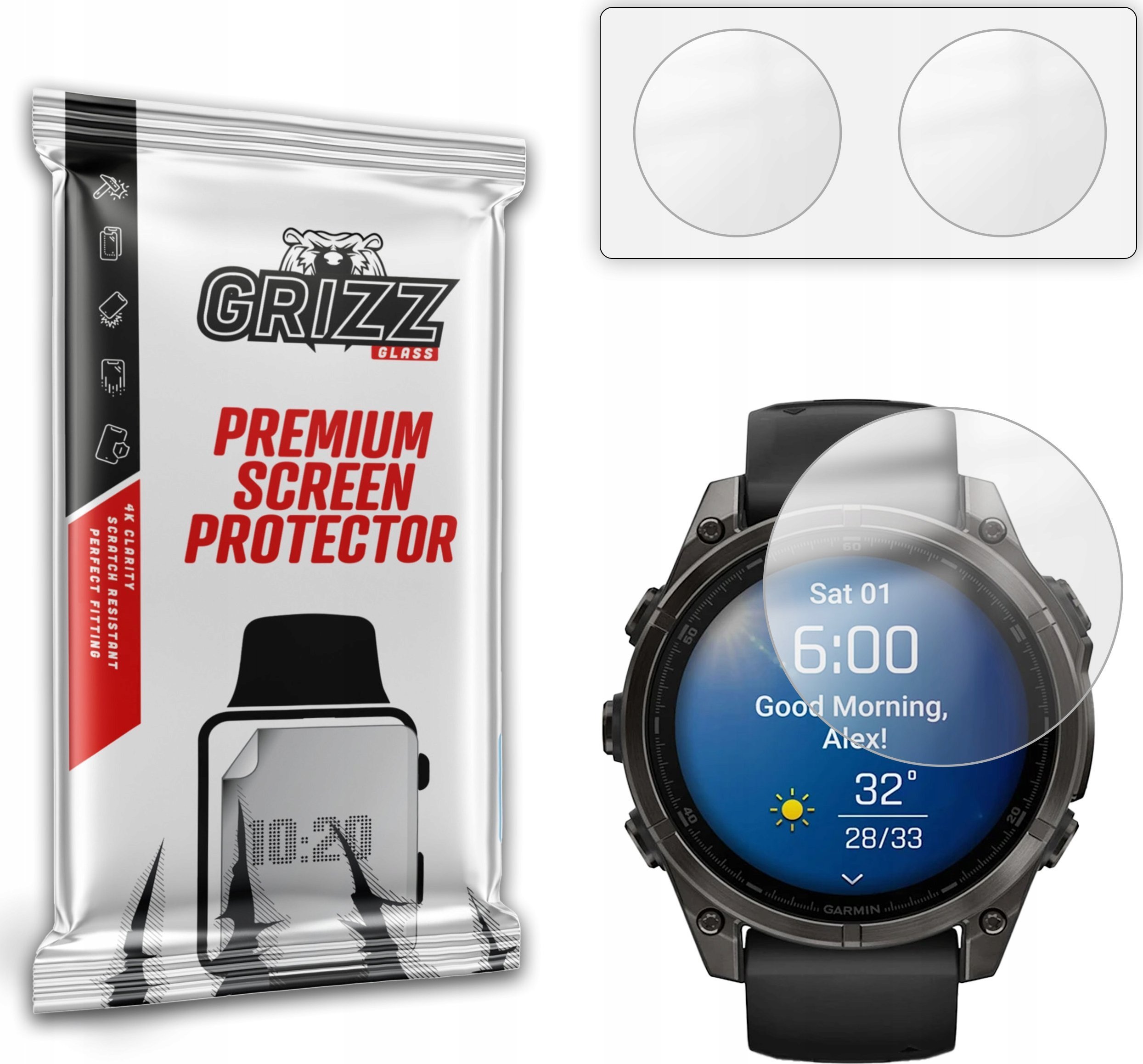 Folia matowa GrizzGlass PaperScreen do Garmin Fenix 8 47mm