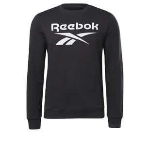 Bluza dresowa męska REEBOK bawełna bez kaptura - Bluzy sportowe męskie - miniaturka - grafika 1