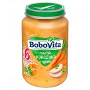 Dania dla dzieci - BoboVita Rosołek z kurczaka z ryżem po 6 miesiącu 190 g - miniaturka - grafika 1