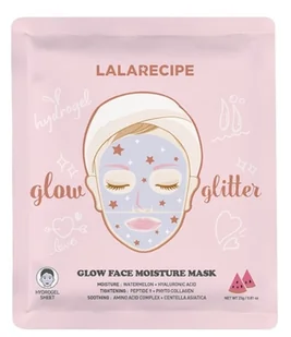 LalaRecipe Glow Face Moisture Mask, Nawilżająca i Rozświetlająca Maska Hydrożelowa - Maseczki do twarzy - miniaturka - grafika 1
