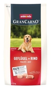 animonda GranCarno Senior, drób i wołowina - 12 kg