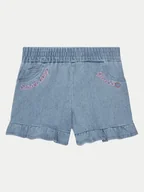 Spodenki damskie - Guess Szorty jeansowe K5GD04 D5160 Niebieski - miniaturka - grafika 1