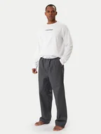 Piżamy męskie - Calvin Klein Piżama Ls Tee LV00NM2953 Biały Regular Fit - miniaturka - grafika 1