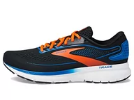 Trampki męskie - Brooks Trace 2, męskie tenisówki, czarny/klasyczny niebieski/pomarańczowy, 46 EU, Noir Bleu Classique Orange, 46 EU - miniaturka - grafika 1