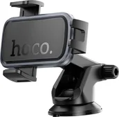 Uchwyty samochodowe do telefonów - HOCO uchwyt samochodowy do deski H79 czarno szary - miniaturka - grafika 1
