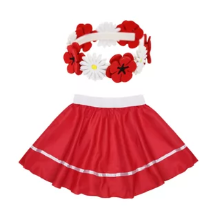 ZESTAW NARODOWY BIAŁO-CZERWONY L 2el - Dresy i komplety dla dziewczynek - miniaturka - grafika 1