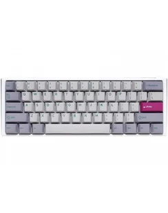 Ducky One 3 Mist Grey Mini Klawiatura Gamingowa, RGB LED - MX-Red US - Klawiatury - miniaturka - grafika 1