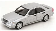 Samochody i pojazdy dla dzieci - Norev Mercedes Benz C36 Amg W202 1983 Silver 1:18 183380 - miniaturka - grafika 1