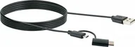 Kable komputerowe i do monitorów - Schwaiger CK 3112 kabel USB 1 m USB 2.0 USB A Micro-USB B Czarny - miniaturka - grafika 1