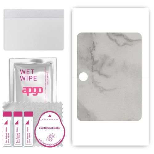 folia naklejka skórka strukturalna na TYŁ do OnePlus Pad Go - Marmur Szary - apgo SKINS