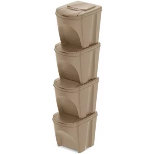 ŚMIETNIK KOSZE NA ŚMIECI 25 L SORTIBOX SET4 SZT. ECO WOOD - Kosze na śmieci - miniaturka - grafika 2