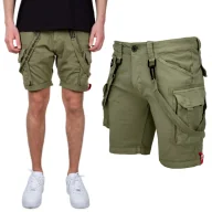 Odzież taktyczna i umundurowanie - Spodenki Alpha Industries Utility Short 116213 11 - Oliwkowe  31 - miniaturka - grafika 1