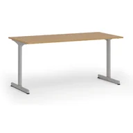 Biurka - Biurko PRIMO BETA, 1600 x 800 mm, podstawa szara, buk - miniaturka - grafika 1
