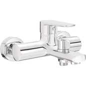 Baterie umywalkowe - Bateria wannowa chrom Tubo Deante - miniaturka - grafika 1