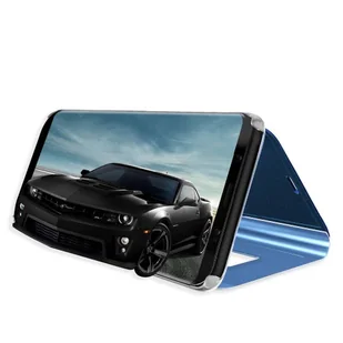 Clear View Case futerał etui z klapką Huawei P40 Lite / Nova 7i / Nova 6 SE czarny - Etui i futerały do telefonów - miniaturka - grafika 8