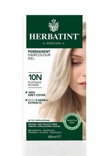 Herbatint farba do włosów 10N Platynowy Blond, 150 ml - Farby do włosów i szampony koloryzujące - miniaturka - grafika 1