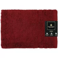 Ręczniki - Ręcznik kąpielowy bawełniany 550 g/m2 70x140 cm bordowy Hotel Royal - miniaturka - grafika 1