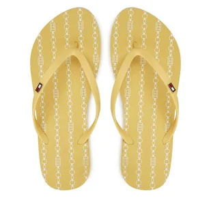 Japonki Tommy Hilfiger FW0FW08518 Żółty - Klapki i japonki damskie - miniaturka - grafika 1