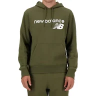Bluzy sportowe męskie - Bluza na co dzień męska NEW BALANCE z kapturem - miniaturka - grafika 1