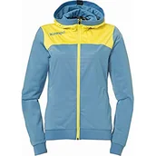 Kurtki damskie - Kempa Damska kurtka EMOTION 2.0 bluza z kapturem WOMEN kurtka, dove niebieski/limonkowy, XL - miniaturka - grafika 1
