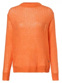 Swetry damskie - Joop - Sweter damski z dodatkiem alpaki, pomarańczowy - grafika 1