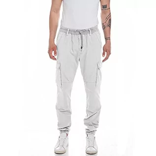 Spodnie męskie - Replay Spodnie męskie, 001 White, 29W - grafika 1