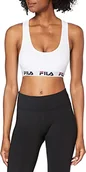 Biustonosze - Fila damski biustonosz sportowy biały biały S - miniaturka - grafika 1
