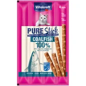 Przysmaki dla kotów - Przysmak dla kota PURE STICK czarniak MSC 4x5g Vitakraft - miniaturka - grafika 1