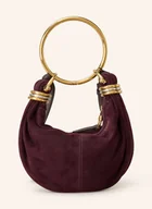 Torebki damskie - Chloé Torebka Hobo Bracelet Mini rot - miniaturka - grafika 1