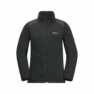 Damska kurtka polarowa Jack Wolfskin KAMMWEG PILE FZ W Phantom - XXL - Kurtki damskie - miniaturka - grafika 1