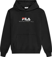 Bluzy męskie - Bluza Fila Valsera czarna FAU0227 80010 XL - miniaturka - grafika 1