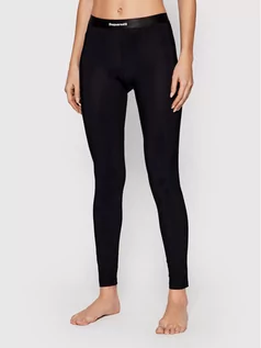 Piżamy damskie - Dsquared2 Underwear Spodnie piżamowe D8LM03740 Czarny Slim Fit - grafika 1