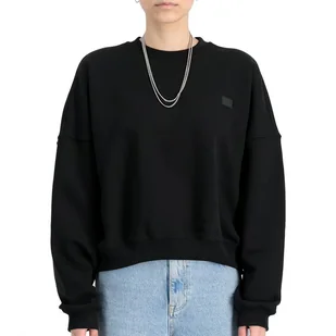 Bluza Alpha Industries Essentials RL Sweater WMN 14603003 - czarna - Bluzy sportowe damskie - miniaturka - grafika 1