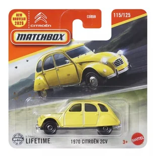 Matchbox: 1970 Citroën 2CV samochodzik - Samochody i pojazdy dla dzieci - miniaturka - grafika 1