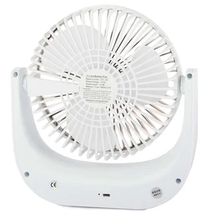 Wentylator FAN Wiatrak biurkowy Wentylator bezprzewodowy Biały - Wentylatory - miniaturka - grafika 9