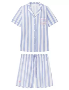 Women'secret Piżama Koszula męska Krótki 100% Bawełna Liliowy Sąsiad Blondynka, Średni niebieski, S - Koszule męskie - miniaturka - grafika 1