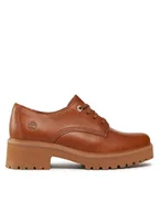Półbuty damskie - Timberland Oxfordy Carnaby Cool Oxford TB0A5WTMF131 Brązowy - miniaturka - grafika 1