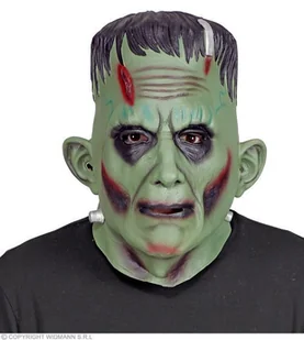 Maska Lateksowa Frankenstein Zielony - Dodatki do strojów karnawałowych - miniaturka - grafika 1
