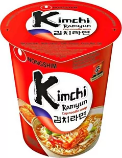 Nongshim Zupa Kimchi Ramyun w kubku 75g - Nongshim 613-uniw - Kuchnie świata - miniaturka - grafika 1