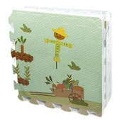 Maty piankowe - Mata podłogowa edukacyjna 90x90 Grube puzzle piankowe 9 szt. Humbi Wiejskie drogi Wieś ulice Farma Gospodarstwo - miniaturka - grafika 1