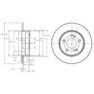 Tarcze hamulcowe - Tarcza hamulcowa DELPHI BG3326C - miniaturka - grafika 1