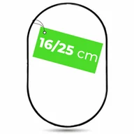 Wyposażenie pokoiku dziecięcego - Owalne Obręcze elipsa kółko metalowe CZARNE do łapacza snów do makramy - miniaturka - grafika 1